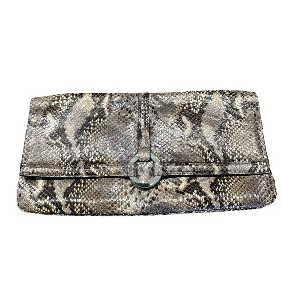 LK Bennett snakeskin look clutch - Picture 7 of 14